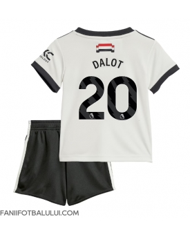 Manchester United Diogo Dalot #20 Echipament de Fotbal Replică 2024-25 Copii Treilea (+ Șorturi)